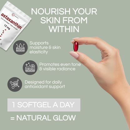 Astaxanthin — Natural Tan & Skin Glow Softgels