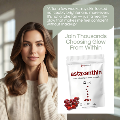 Astaxanthin — Natural Tan & Skin Glow Softgels