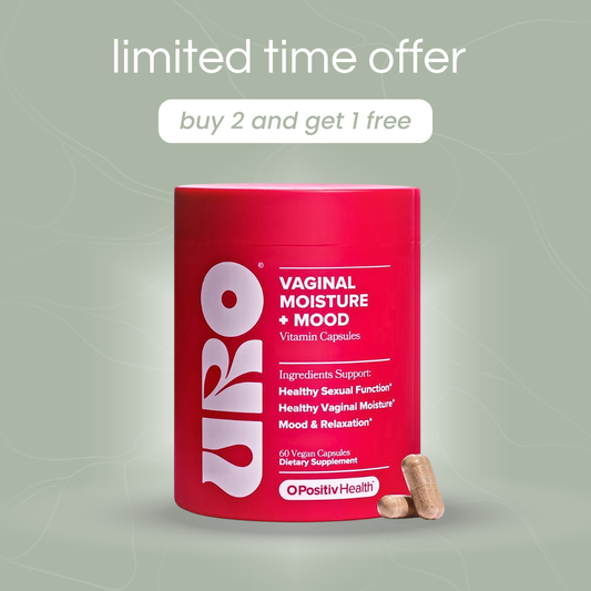 URO Vaginal Moisture & Mood – Formulated to Support Vaginal Moisture, Mood & Relaxation