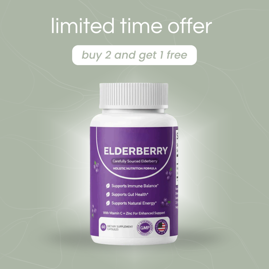 Gut Support Complex - Elderberry, Zinc & Vitamin C