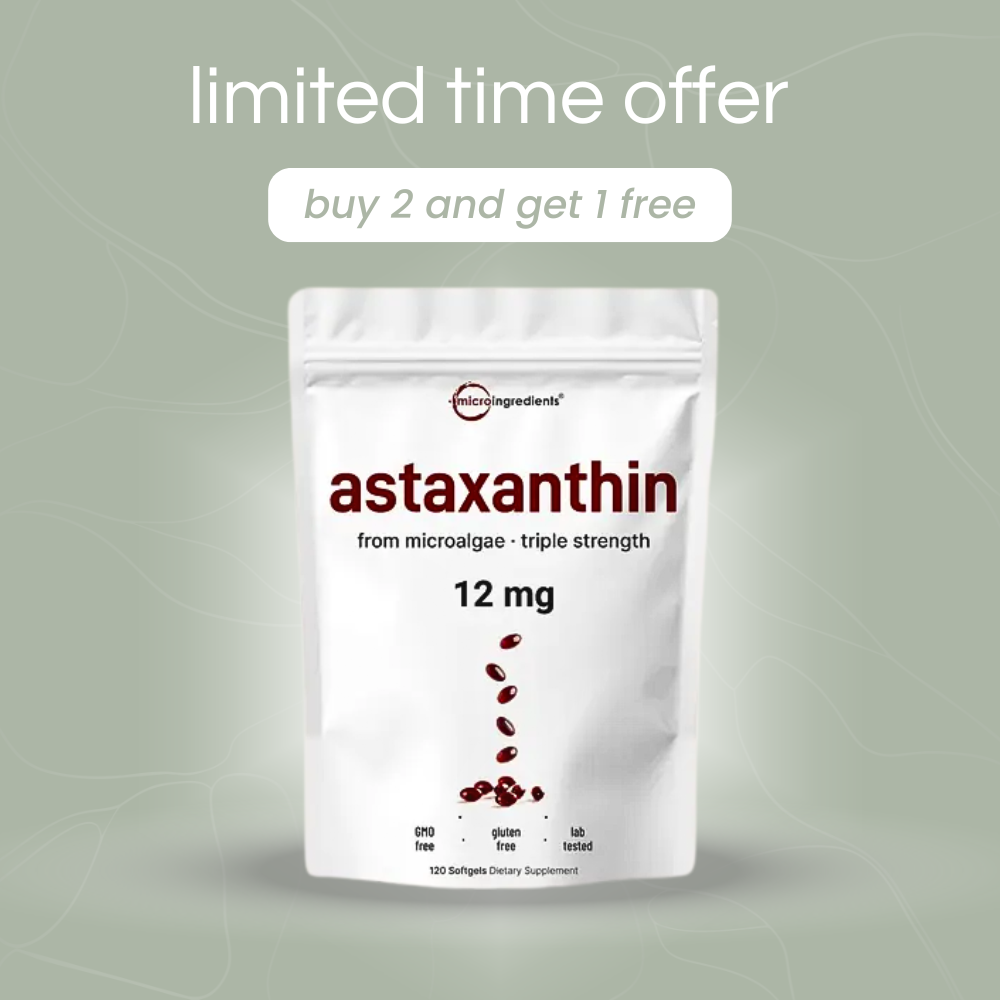 Astaxanthin — Natural Tan & Skin Glow Softgels