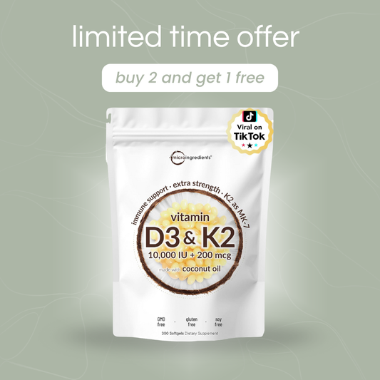 Vitamin D3+K2 Extra Strength Softgels